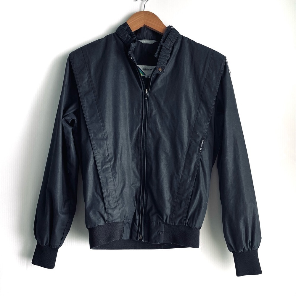 Members Only grey Bomber Jacket size 36/SMALL - Picture 6 of 9
